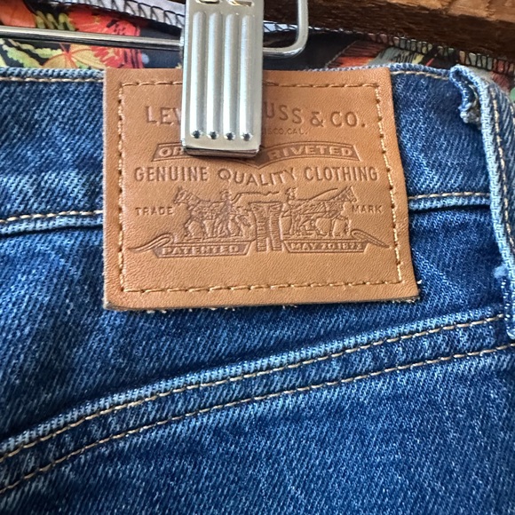 Levi Strauss ribcage bootcut jeans size 29 no stretch (buttons up to high waist) - Picture 5 of 5